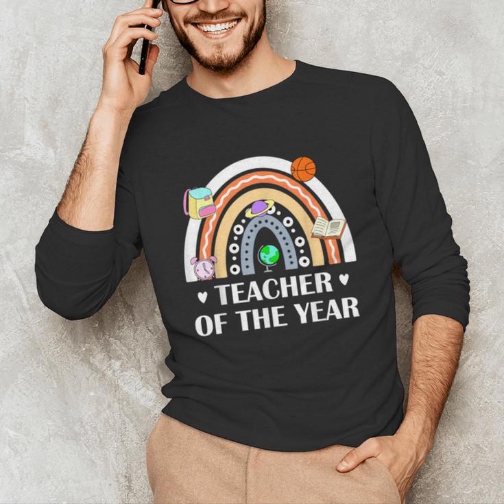 Teacher Of The Year Best Teacher Ever Men Women Unisex Long Sleeve T-Shirt, funny gift