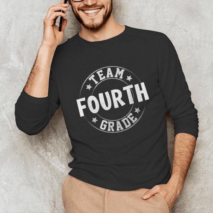 Team Fourth Grade Teacher Student Back To School 4th Grade Unisex Long Sleeve T-Shirt, funny gift Team Fourth Grade Teacher Student Back To School 4th Grade Unisex Long Sleeve T-Shirt, funny gift