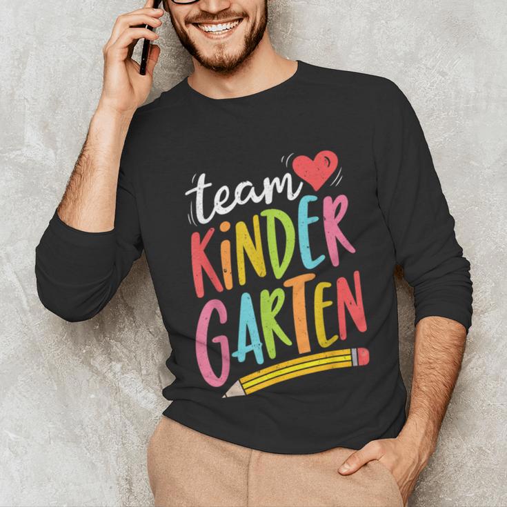 Team Kindergarten Teacher Student Back To School Unisex Long Sleeve T-Shirt, funny gift