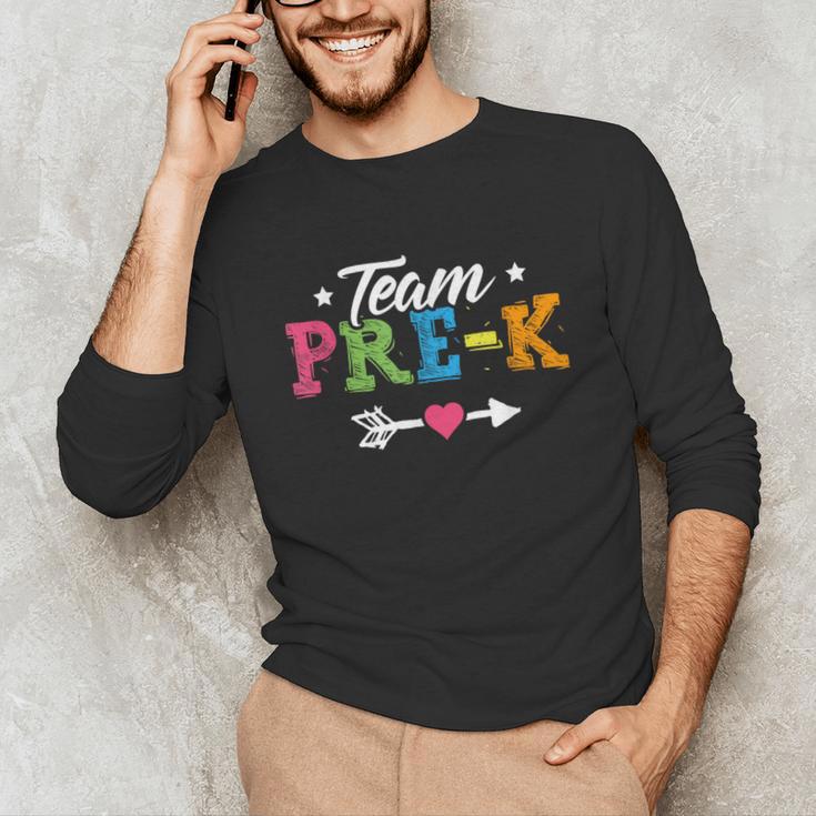 Team Pre-K Shirt PreSchool Teacher Student Back To School Unisex Long Sleeve T-Shirt, funny gift Team Pre-K Shirt PreSchool Teacher Student Back To School Unisex Long Sleeve T-Shirt, funny gift