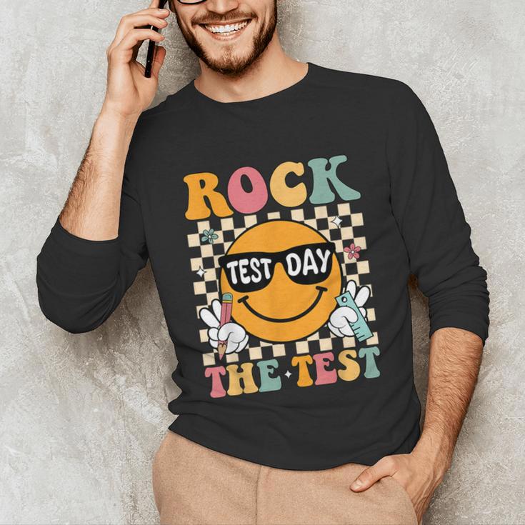 Test Day Rock The Test Teacher Testing Day You Got This Unisex Long Sleeve T-Shirt, funny gift Test Day Rock The Test Teacher Testing Day You Got This Unisex Long Sleeve T-Shirt, funny gift