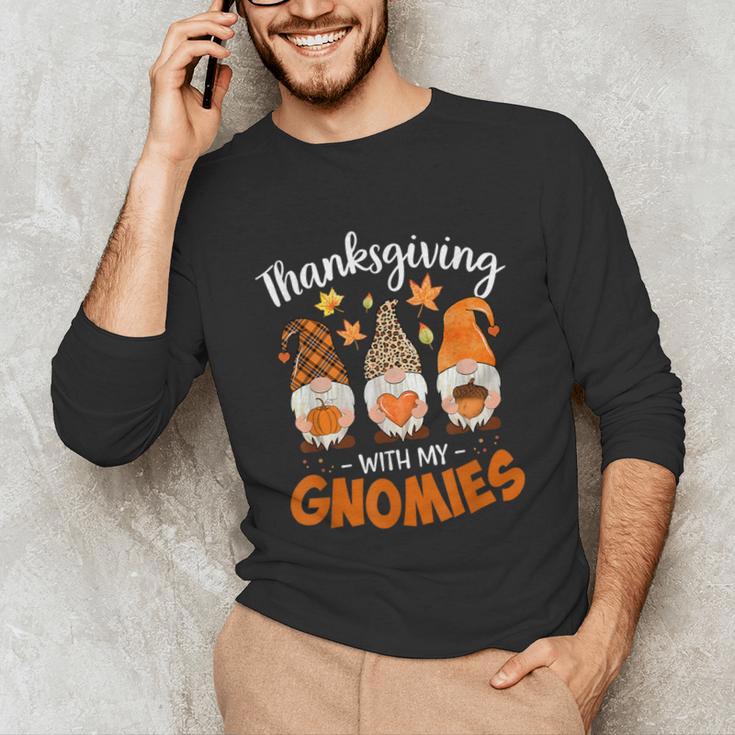 Thanksgiving Shirts For Women With My Gnomies Teachers Gnome Unisex Long Sleeve T-Shirt, funny gift