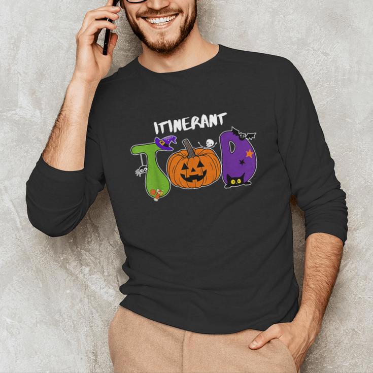 TOD Itinerant Teacher Of The Deaf Halloween ASL Interpreters Unisex Long Sleeve T-Shirt, funny gift TOD Itinerant Teacher Of The Deaf Halloween ASL Interpreters Unisex Long Sleeve T-Shirt, funny gift