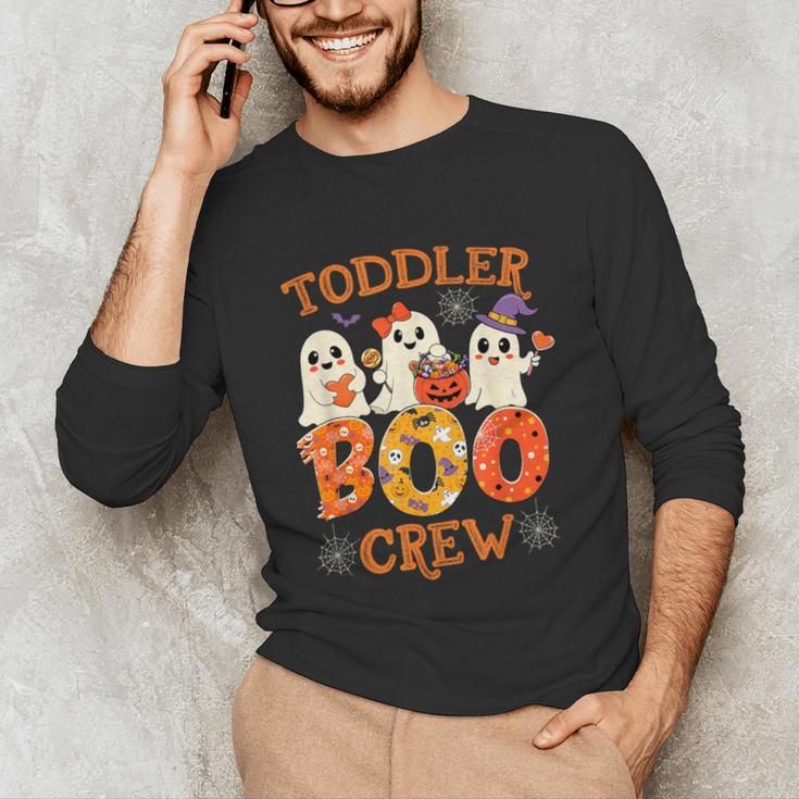 Toddler Boo Crew Halloween Costume For Teacher Kids Unisex Long Sleeve T-Shirt, funny gift