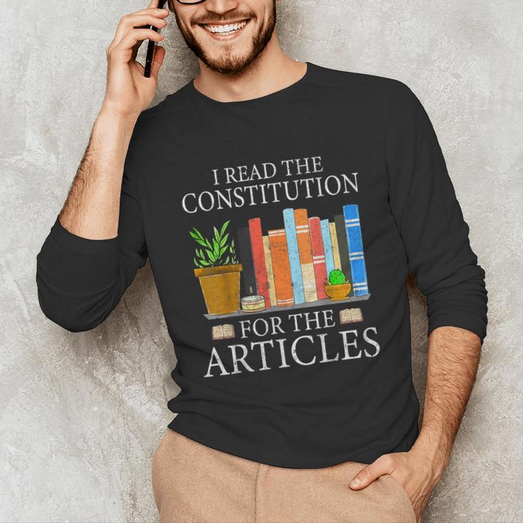 History Teacher I Read The Constitution For The Articles For Men Women Unisex Long Sleeve T-Shirt, funny gift History Teacher I Read The Constitution For The Articles For Men Women Unisex Long Sleeve T-Shirt, funny gift