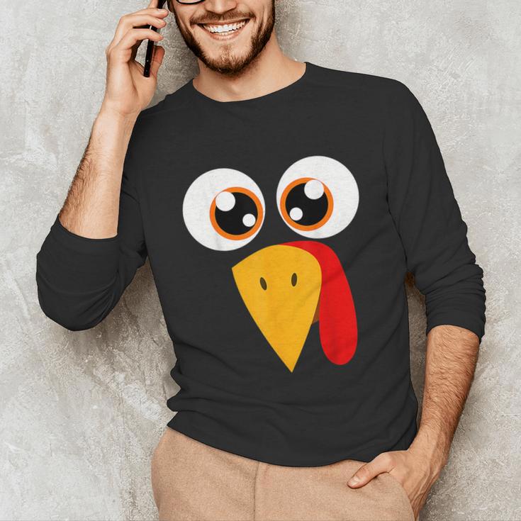 Turkey Face Halloween Costume Thanksgiving Teacher Nurse Unisex Long Sleeve T-Shirt, funny gift Turkey Face Halloween Costume Thanksgiving Teacher Nurse Unisex Long Sleeve T-Shirt, funny gift