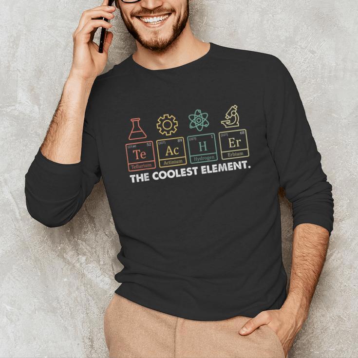 Vintage The Coolest Element Periodic Table Chemist Teacher Unisex Long Sleeve T-Shirt, funny gift Vintage The Coolest Element Periodic Table Chemist Teacher Unisex Long Sleeve T-Shirt, funny gift