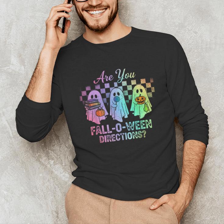 Vintage Are You Fall O Ween Directions Teacher Halloween Unisex Long Sleeve T-Shirt, funny gift Vintage Are You Fall O Ween Directions Teacher Halloween Unisex Long Sleeve T-Shirt, funny gift