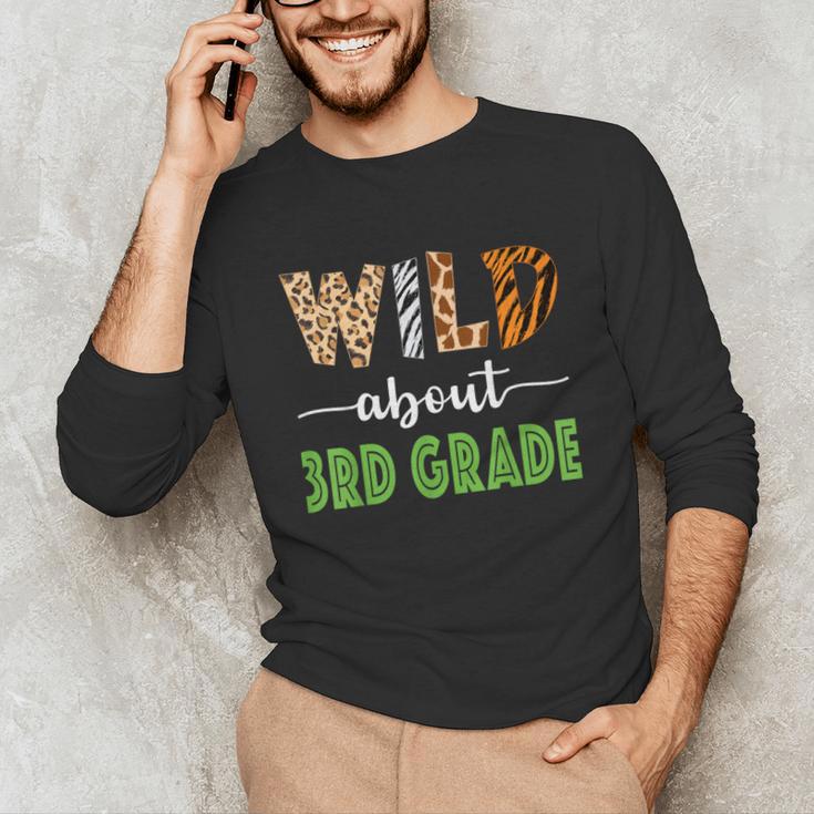 Wild About 3rd Grade Teacher Student Third Grade Zoo Safari Men Women Girls Kids Unisex Long Sleeve T-Shirt, funny gift Wild About 3rd Grade Teacher Student Third Grade Zoo Safari Men Women Girls Kids Unisex Long Sleeve T-Shirt, funny gift