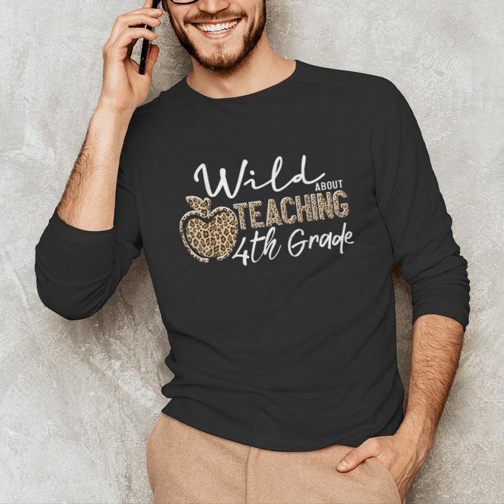 Wild About Teaching School Crew 4th Grade Teacher Squad Unisex Long Sleeve T-Shirt, funny gift Wild About Teaching School Crew 4th Grade Teacher Squad Unisex Long Sleeve T-Shirt, funny gift