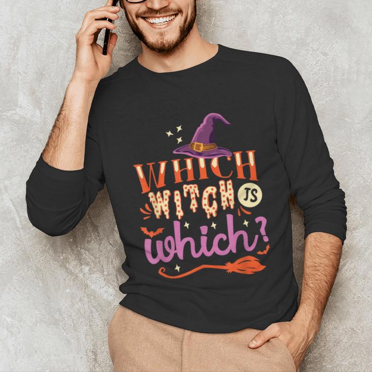 Which Witch Is Which Halloween English Teacher Unisex Long Sleeve T-Shirt, funny gift Which Witch Is Which Halloween English Teacher Unisex Long Sleeve T-Shirt, funny gift