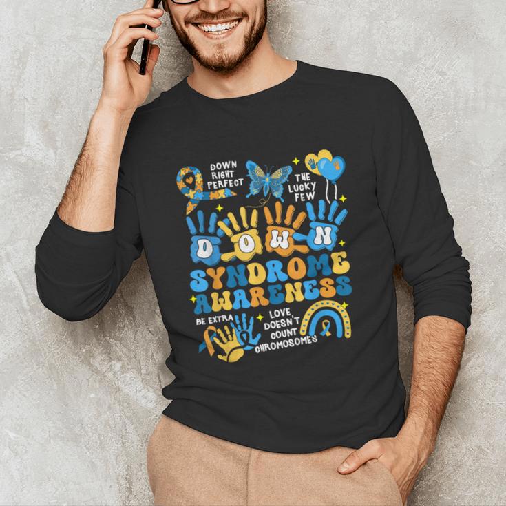 World Down Syndrome Day Awareness T21 Teacher Women Men Kids Unisex Long Sleeve T-Shirt, funny gift World Down Syndrome Day Awareness T21 Teacher Women Men Kids Unisex Long Sleeve T-Shirt, funny gift