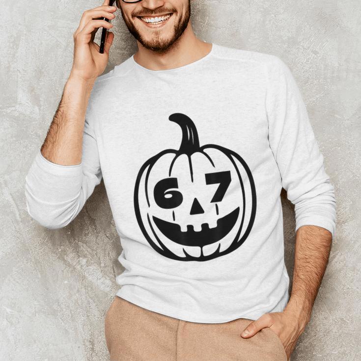 67 Halloween Costume For Students Teachers Brainrot Meme Unisex Long Sleeve T-Shirt, funny gift