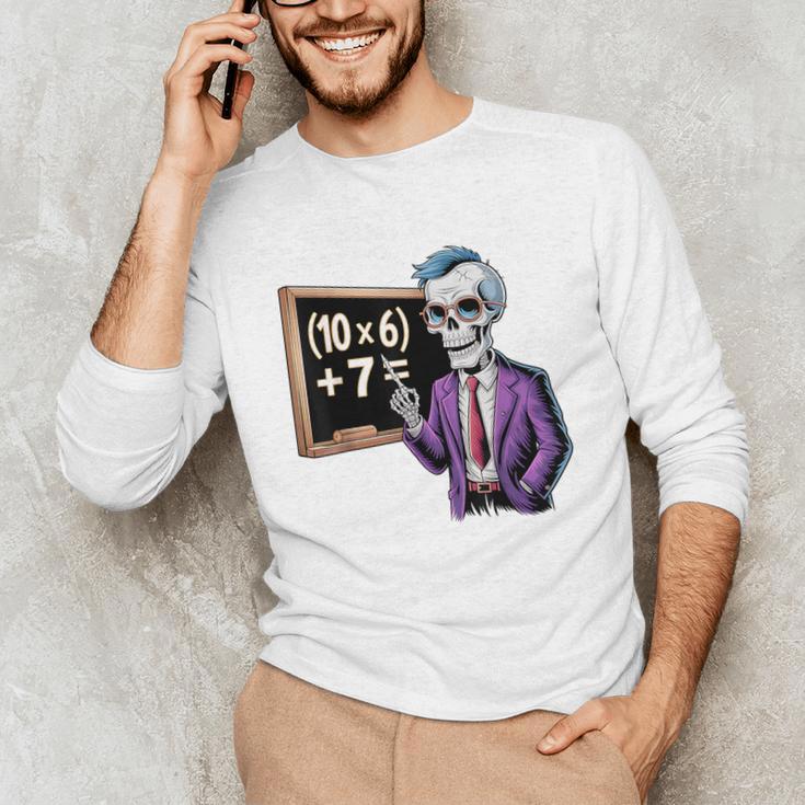 67 Math Teacher Meme Brainrot Six Seven Halloween Equation Unisex Long Sleeve T-Shirt, funny gift 67 Math Teacher Meme Brainrot Six Seven Halloween Equation Unisex Long Sleeve T-Shirt, funny gift