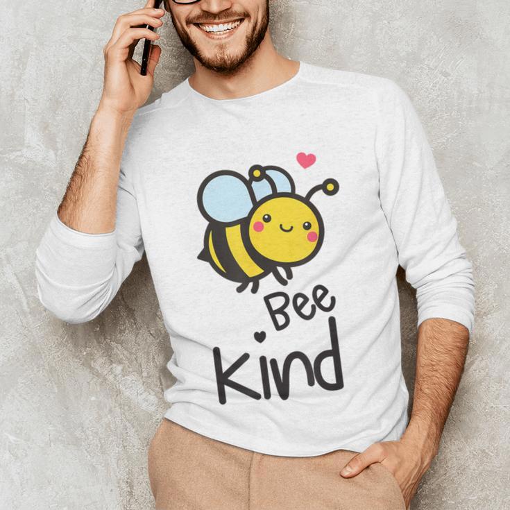 Bee Kind Bumble Bee Anti Bullying Teacher Kindness Matters Unisex Long Sleeve T-Shirt, funny gift Bee Kind Bumble Bee Anti Bullying Teacher Kindness Matters Unisex Long Sleeve T-Shirt, funny gift
