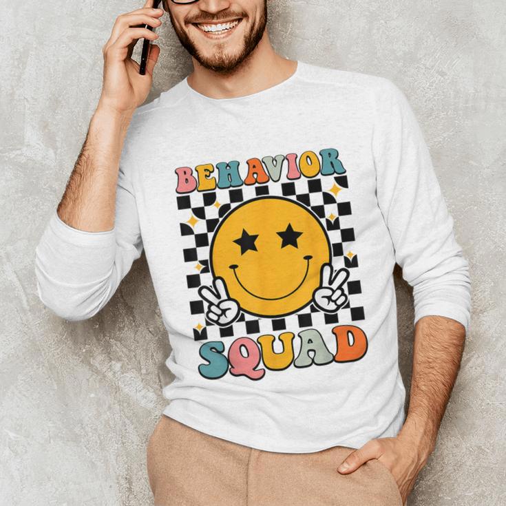 Behavior Squad Specialist Analyst Behavior Teacher Retro Unisex Long Sleeve T-Shirt, funny gift Behavior Squad Specialist Analyst Behavior Teacher Retro Unisex Long Sleeve T-Shirt, funny gift