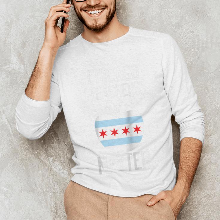 Chicago Teachers Matter Support Union Education Red For Ed Raglan Baseball Tee Unisex Long Sleeve T-Shirt, funny gift
