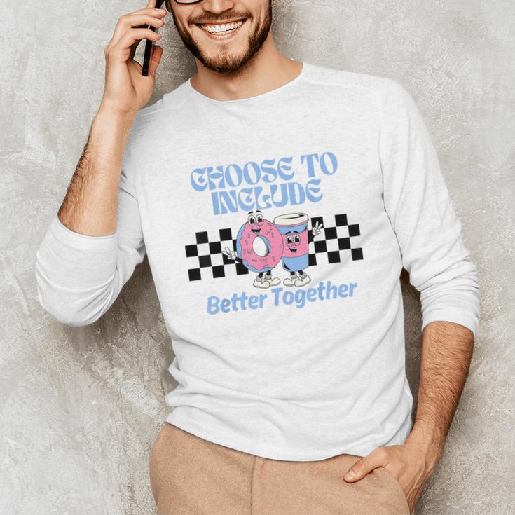 Choose To Include Special Education Teacher Autism Awareness Unisex Long Sleeve T-Shirt, funny gift