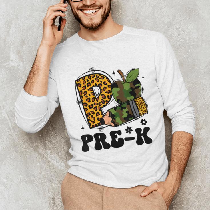 Cute Camo Pre K Back To School Teacher Kid Preschool Unisex Long Sleeve T-Shirt, funny gift Cute Camo Pre K Back To School Teacher Kid Preschool Unisex Long Sleeve T-Shirt, funny gift