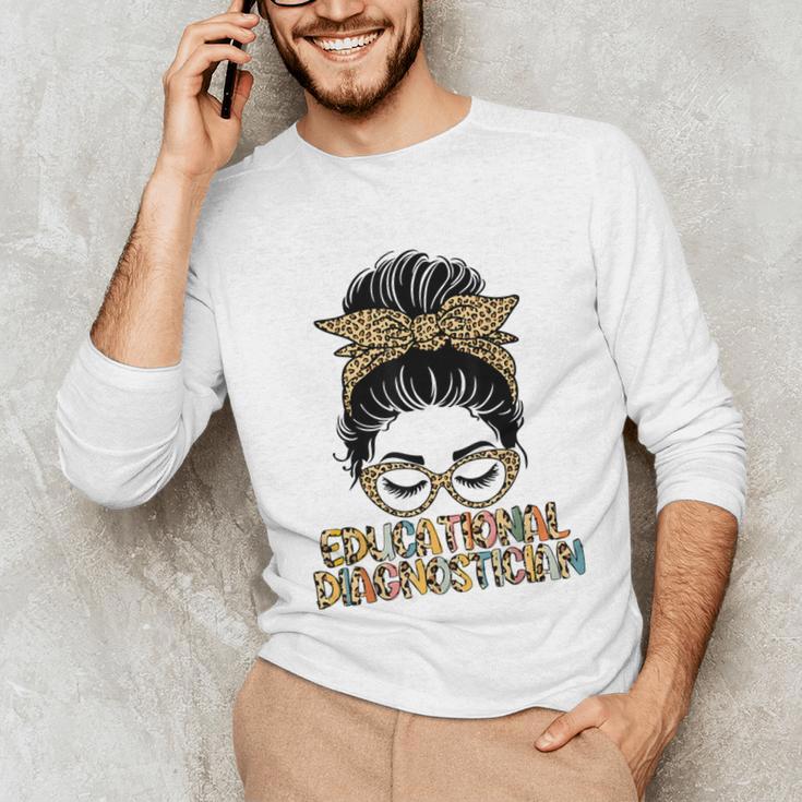 Cute Educational Diagnostician Teacher Appreciation Week Men Women Unisex Long Sleeve T-Shirt, funny gift