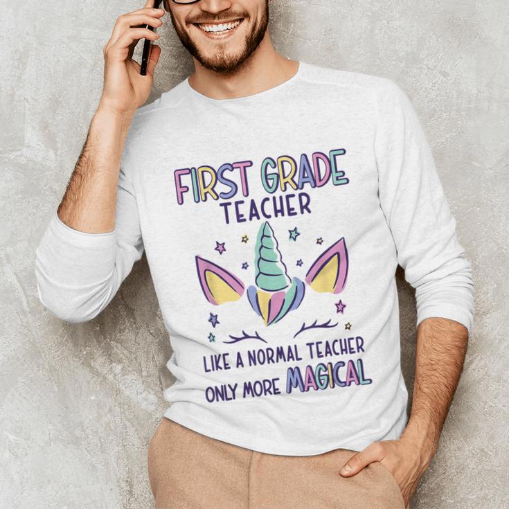 First Grade Teacher Definition Unisex Long Sleeve T-Shirt, funny gift