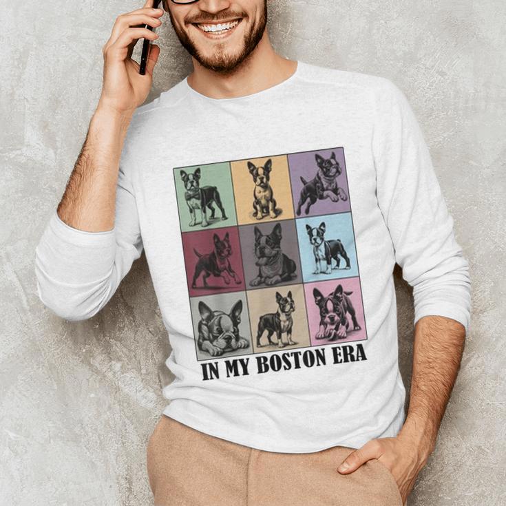 Funny Boston Terrier Quote In My Boston Terrier Era Cool Dog Men Women Unisex Long Sleeve T-Shirt, funny gift