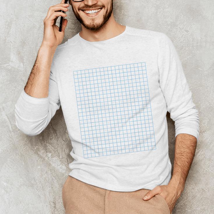 Graph Paper Engineer Architecture Math Teacher Costume Unisex Long Sleeve T-Shirt, funny gift Graph Paper Engineer Architecture Math Teacher Costume Unisex Long Sleeve T-Shirt, funny gift
