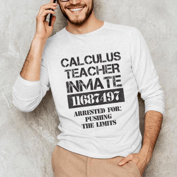 Halloween Calculus Teacher Prisoner Costume Unisex Long Sleeve T-Shirt, funny gift Halloween Calculus Teacher Prisoner Costume Unisex Long Sleeve T-Shirt, funny gift