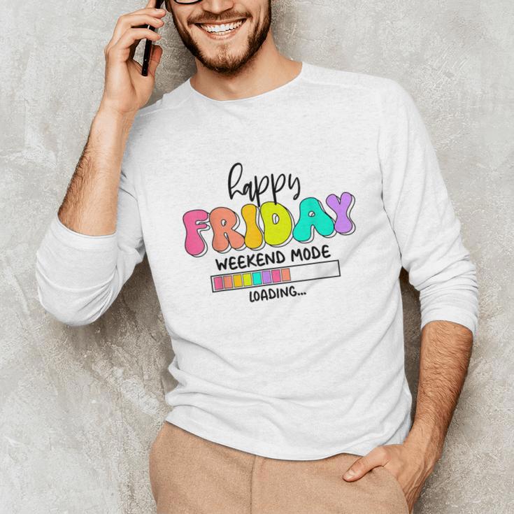 Happy Friyay Teacher School Friday Weekend Vibes Unisex Long Sleeve T-Shirt, funny gift Happy Friyay Teacher School Friday Weekend Vibes Unisex Long Sleeve T-Shirt, funny gift