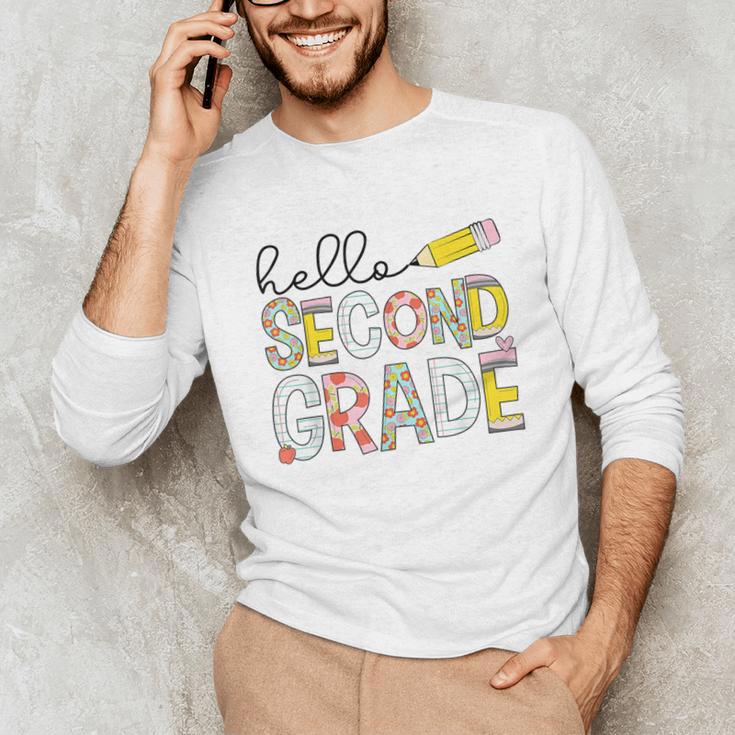 Hello Second Grade Team 2nd Grade Back To School Teacher Kid Unisex Long Sleeve T-Shirt, funny gift Hello Second Grade Team 2nd Grade Back To School Teacher Kid Unisex Long Sleeve T-Shirt, funny gift