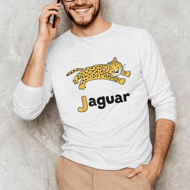 J Is For Jaguar ABC Alphabet T-Shirt For Teachers Students Unisex Long Sleeve T-Shirt, funny gift