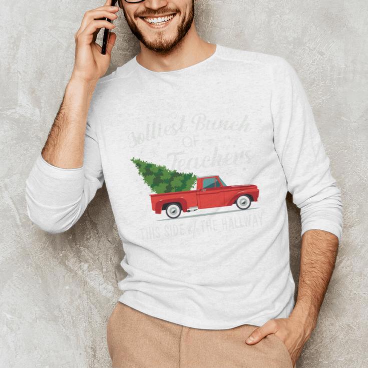 Jolliest Bunch Of Teachers This Side Of The Hallway Unisex Long Sleeve T-Shirt, funny gift Jolliest Bunch Of Teachers This Side Of The Hallway Unisex Long Sleeve T-Shirt, funny gift