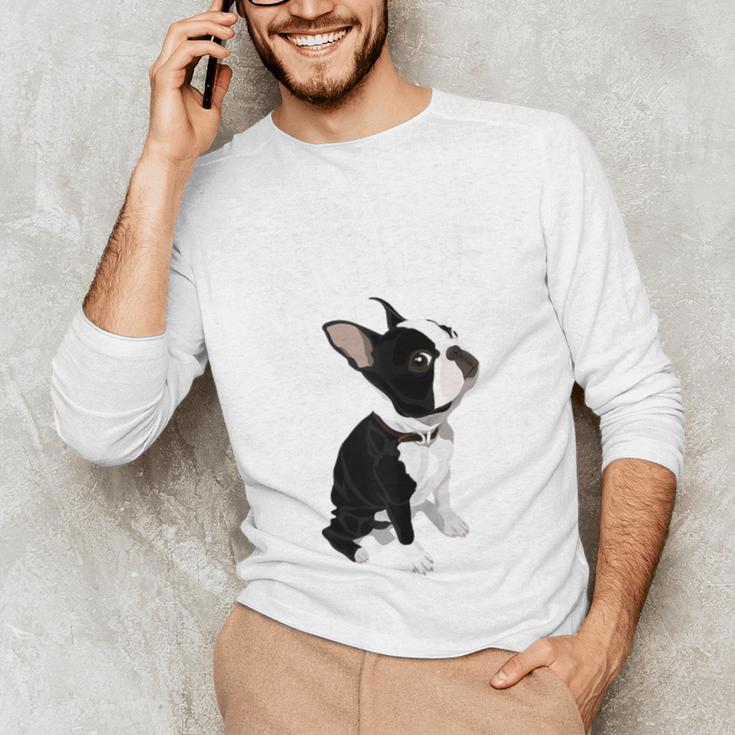 Love NOPE Boston Terrier Dog Lover Unisex Long Sleeve T-Shirt, funny gift