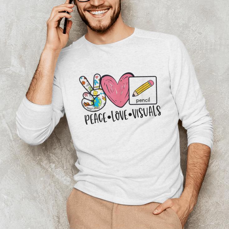 Peace Love Visuals Special Education Teacher Dream Team Unisex Long Sleeve T-Shirt, funny gift Peace Love Visuals Special Education Teacher Dream Team Unisex Long Sleeve T-Shirt, funny gift