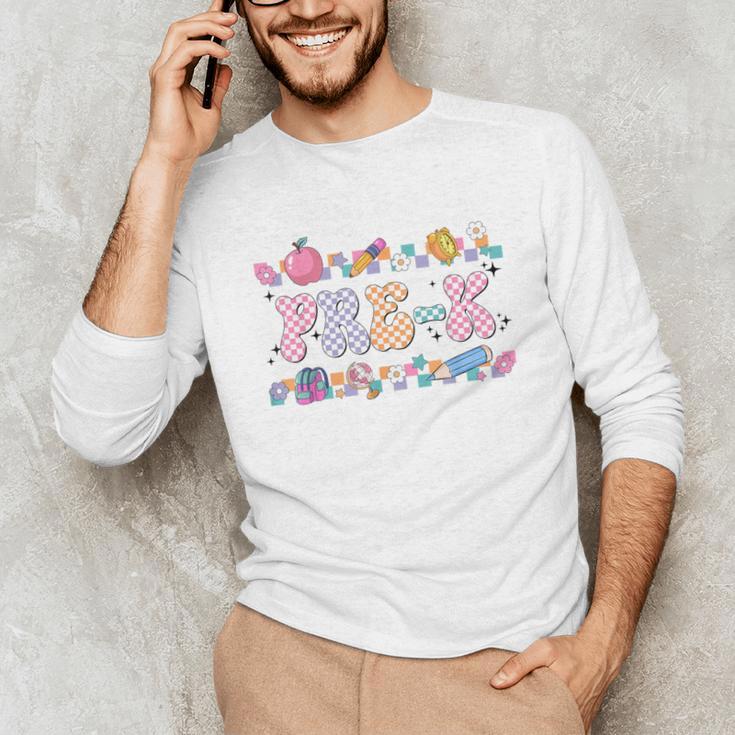 Pre-K Back To School Teachers Kids 1st Day Of School Unisex Long Sleeve T-Shirt, funny gift Pre-K Back To School Teachers Kids 1st Day Of School Unisex Long Sleeve T-Shirt, funny gift