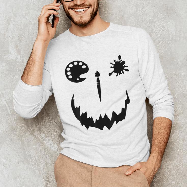Pumpkin Artist Halloween Art Teacher Unisex Long Sleeve T-Shirt, funny gift Pumpkin Artist Halloween Art Teacher Unisex Long Sleeve T-Shirt, funny gift