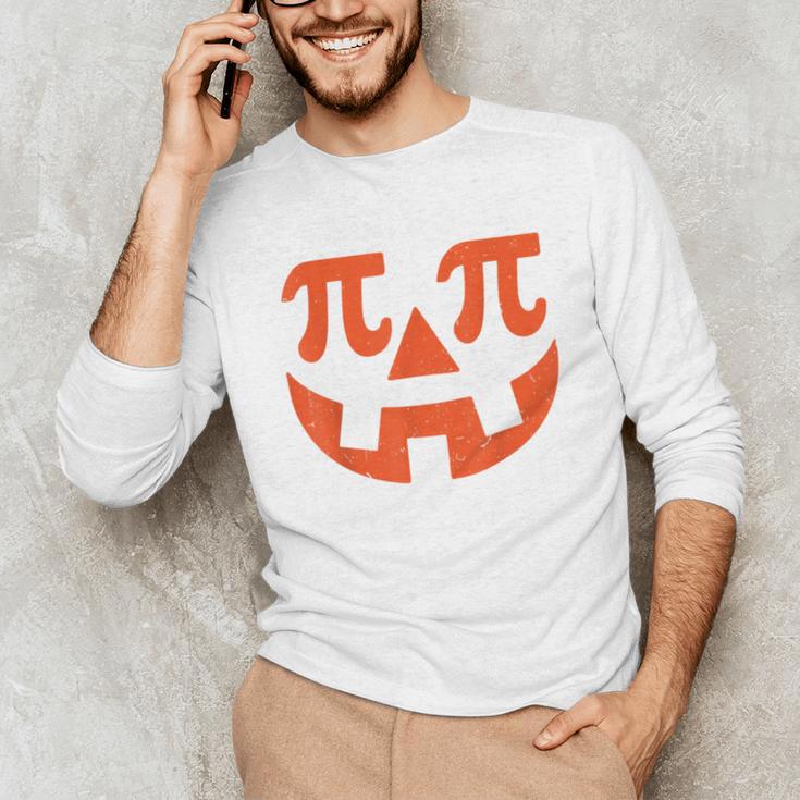Pumpkin Pi Pie Math Thanksgiving Science Teacher Unisex Long Sleeve T-Shirt, funny gift