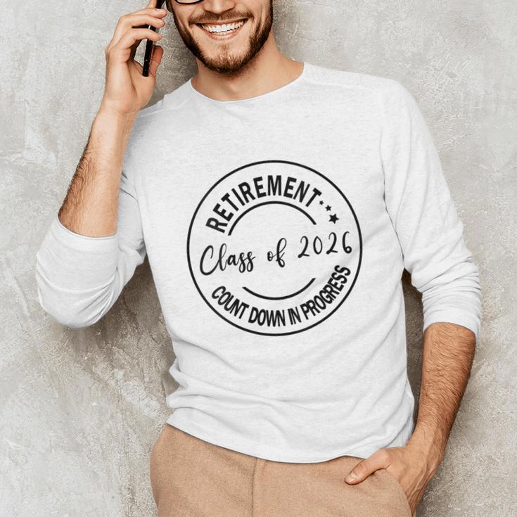 Retirement Class Of 2026 Count Down Progress Retired Teacher Unisex Long Sleeve T-Shirt, funny gift Retirement Class Of 2026 Count Down Progress Retired Teacher Unisex Long Sleeve T-Shirt, funny gift