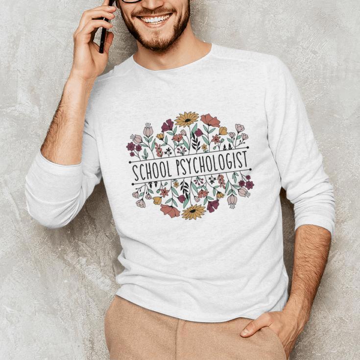 School Psychologist Psychology Teacher Appreciation Unisex Long Sleeve T-Shirt, funny gift School Psychologist Psychology Teacher Appreciation Unisex Long Sleeve T-Shirt, funny gift