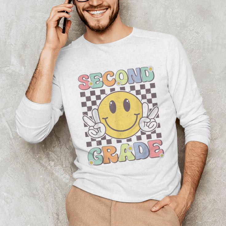 Second Grade Teachers Boys Girls Smile Face 2nd Grade Team Unisex Long Sleeve T-Shirt, funny gift Second Grade Teachers Boys Girls Smile Face 2nd Grade Team Unisex Long Sleeve T-Shirt, funny gift