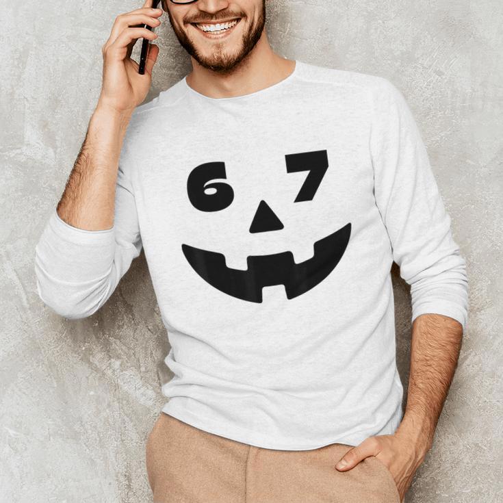 Six Seven Halloween Costume For Students Teachers 6 7 Unisex Long Sleeve T-Shirt, funny gift
