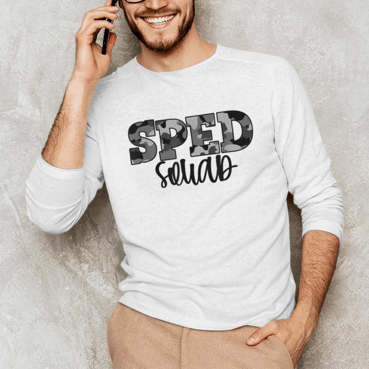 Special Education Squad Camo SPED Teacher Unisex Long Sleeve T-Shirt, funny gift Special Education Squad Camo SPED Teacher Unisex Long Sleeve T-Shirt, funny gift