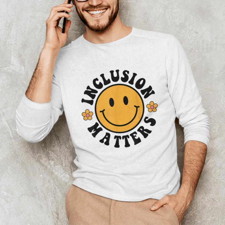 Special Education Teacher Autism Awareness Inclusion Matters Unisex Long Sleeve T-Shirt, funny gift Special Education Teacher Autism Awareness Inclusion Matters Unisex Long Sleeve T-Shirt, funny gift