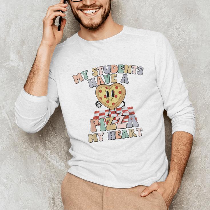 My Students Have A Pizza-My-Heart Valentines Day Teacher Unisex Long Sleeve T-Shirt, funny gift My Students Have A Pizza-My-Heart Valentines Day Teacher Unisex Long Sleeve T-Shirt, funny gift