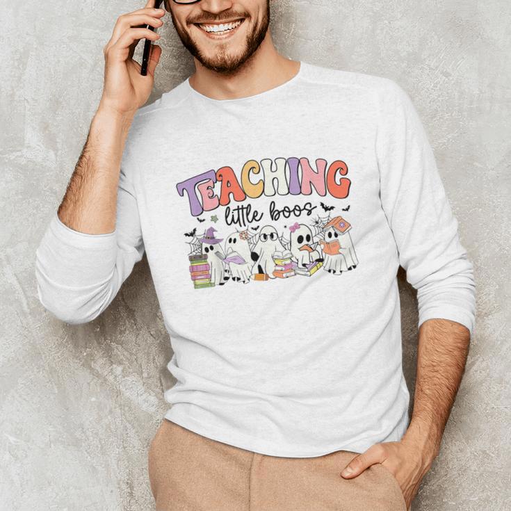 Teaching My Little Boos Teacher Ghost Teacher Halloween For Men Women Kids Unisex Long Sleeve T-Shirt, funny gift