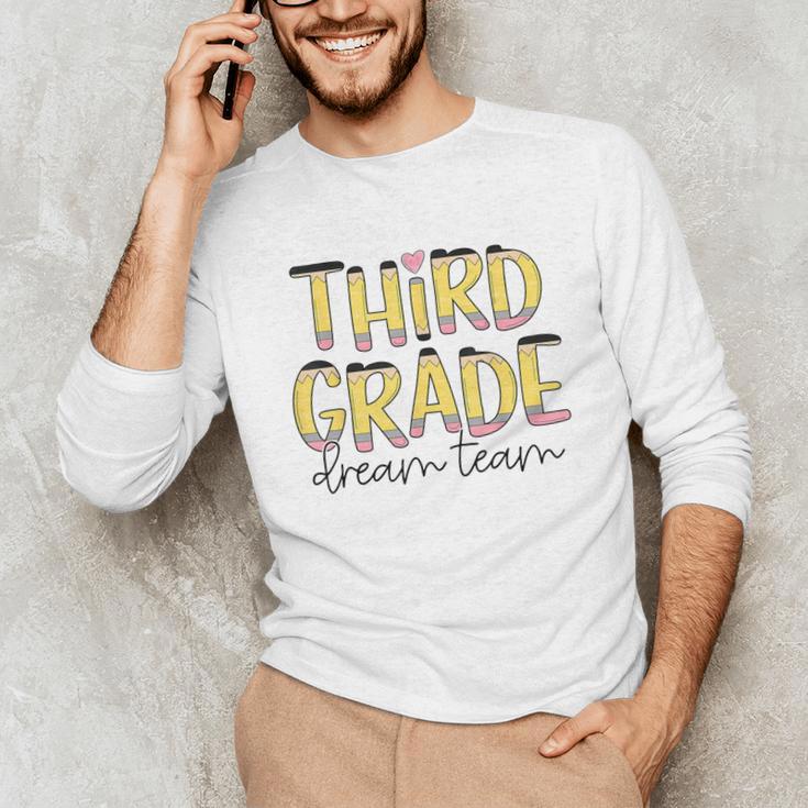 Third Grade Dream Team 3rd Grade Teacher Back To School Kids Unisex Long Sleeve T-Shirt, funny gift Third Grade Dream Team 3rd Grade Teacher Back To School Kids Unisex Long Sleeve T-Shirt, funny gift