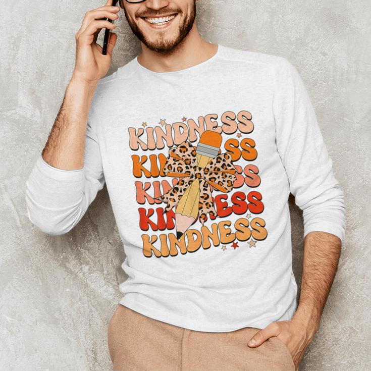 Unity Day Orange Kindness Teacher Bow Anti Bullying Be Kind Unisex Long Sleeve T-Shirt, funny gift Unity Day Orange Kindness Teacher Bow Anti Bullying Be Kind Unisex Long Sleeve T-Shirt, funny gift