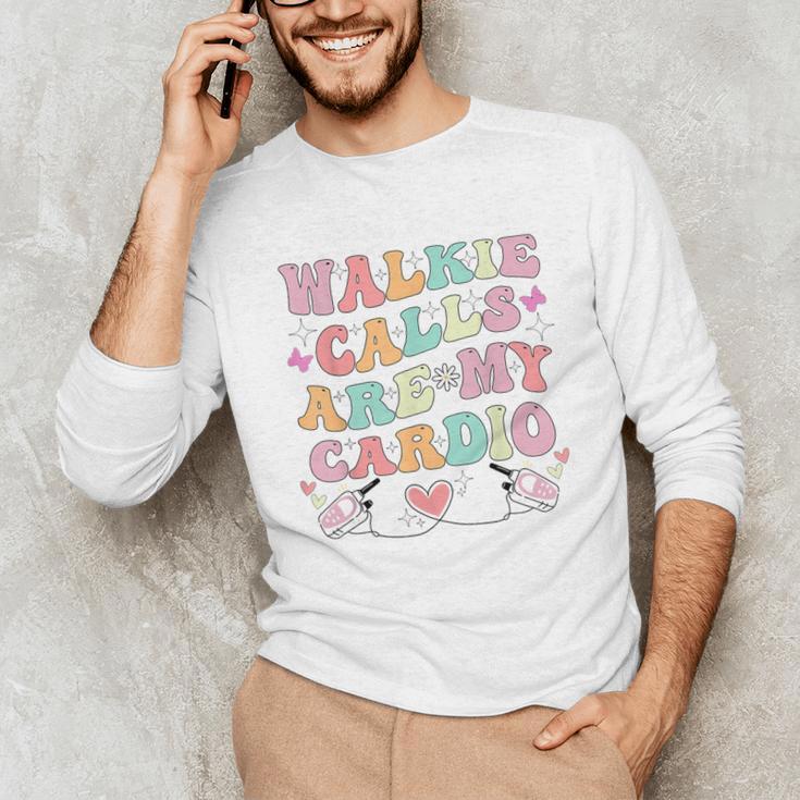 Walkie Calls Are My Cardio Special Education Teacher School Unisex Long Sleeve T-Shirt, funny gift Walkie Calls Are My Cardio Special Education Teacher School Unisex Long Sleeve T-Shirt, funny gift