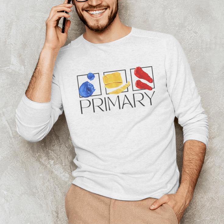 Women Art Teacher Back To School Artist Primary Color Theory Unisex Long Sleeve T-Shirt, funny gift Women Art Teacher Back To School Artist Primary Color Theory Unisex Long Sleeve T-Shirt, funny gift