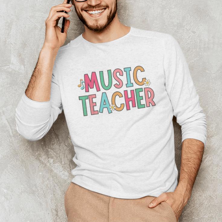 Women Music Teacher First Day Of School Elementary School Unisex Long Sleeve T-Shirt, funny gift